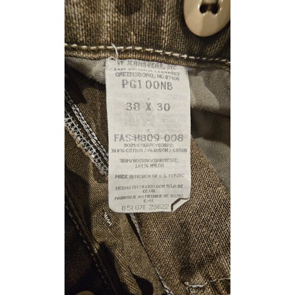 Wrangler Pro Gear Hunting Pants Canvas Brush Guard Brown 36x30 Double Knee Duck - Picture 9 of 9